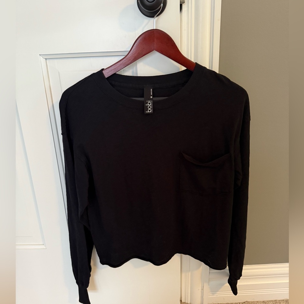Bobi long sleeve slub tee